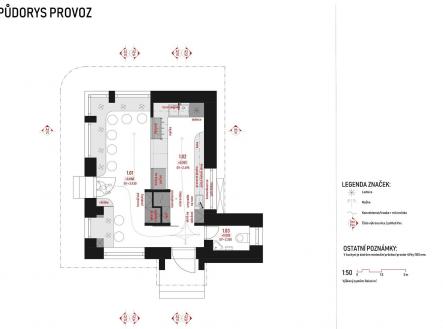 Pronájem - restaurace, 27 m²