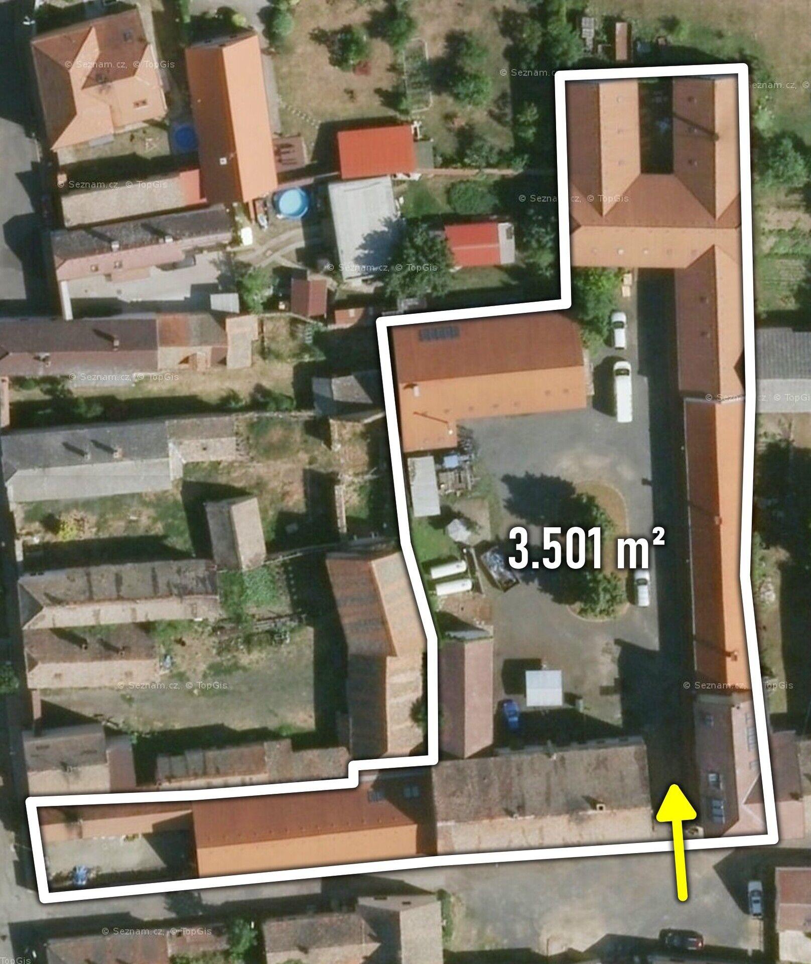 Prodej podnikatelského areálu 3.501 m2