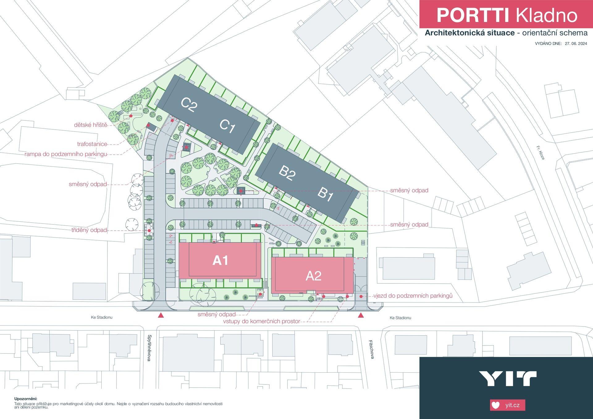 Moderní družstevní byt 3+kk s garážovým stáním a balkonem, Kladno.
