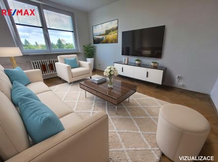 Obývací pokoj | Prodej bytu, 2+1, 55 m²