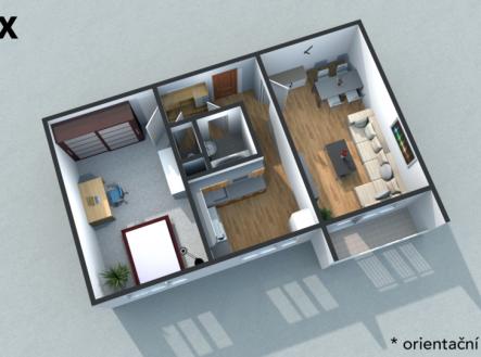 sidliste-svobody-pudorys.png | Pronájem bytu, 2+1, 59 m²