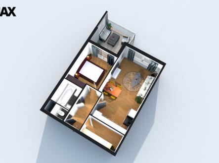 janskeho-3-pudorys-vybaveni.png | Pronájem bytu, 2+kk, 65 m²