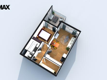 janskeho-3-pudorys-vybaveni.png | Pronájem bytu, 2+kk, 65 m²