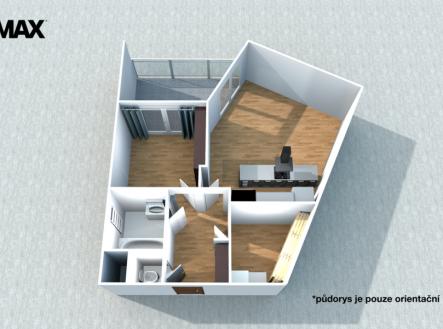 pudorys-janskeho-bez-nabytku.png | Pronájem bytu, 2+kk, 72 m²