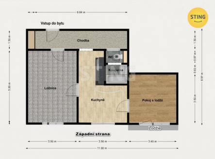 2D-3.jpg | Prodej bytu, 2+1, 6 m²