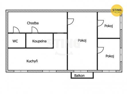 Foto č. 3 | Prodej bytu, 3+1, 68 m²
