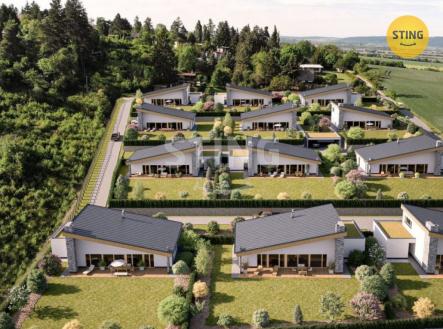Vizualizace 1 se skutec?nou krajinou.jpeg | Prodej - dům/vila, 250 m²