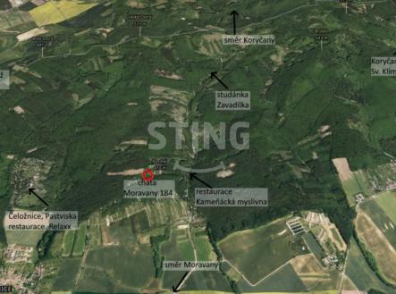 Moravany mapka2.jpg | Prodej - chata/rekreační objekt, 52 m²