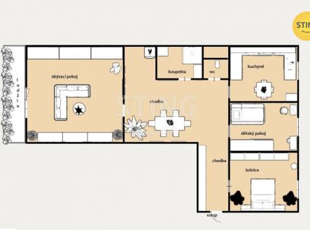 1.jpg | Prodej bytu, 3+1, 86 m²