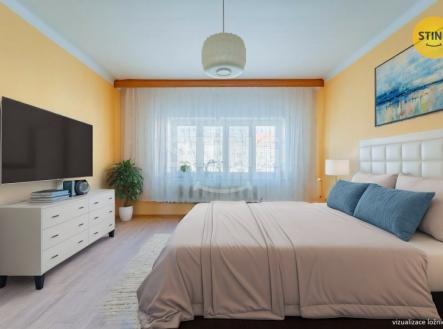vizualizace ložnice II..jpg | Prodej bytu, 3+1, 129 m²
