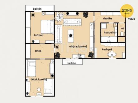 svisle2.jpg | Prodej bytu, 3+1, 75 m²