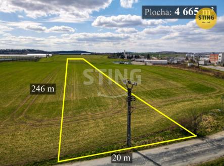 ohraničení 4 b.jpg | Prodej - pozemek pro komerční výstavbu, 4 665 m²