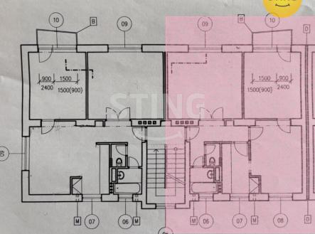 byt 3+1 - původní dispozice.jpg | Prodej bytu, 3+1, 75 m²