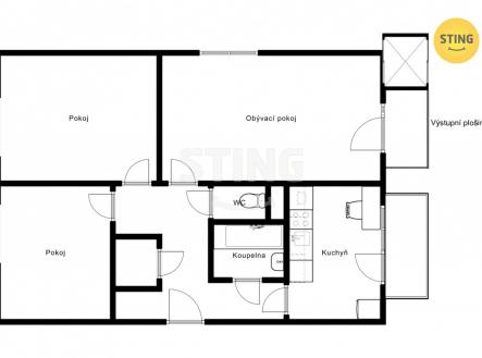 Foto č. 4 | Prodej bytu, 3+1, 65 m²