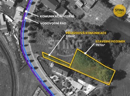 VRCHNÍ POZEMEK NÁHLEDOVKA.jpg | Prodej - pozemek pro bydlení, 797 m²