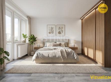 ložnice 2.jpg | Prodej bytu, 2+kk, 54 m²