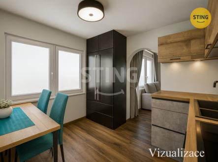 kostelni vizualizace kuchyn 2.jpg | Prodej bytu, 3+1, 69 m²