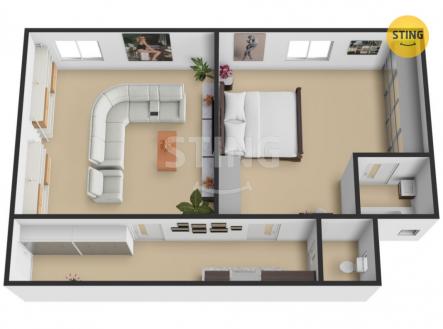 jirka Tšponek.jpg | Prodej bytu, 2+kk, 49 m²