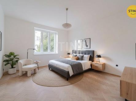 vizualizace ložnice | Prodej bytu, 2+1, 68 m²