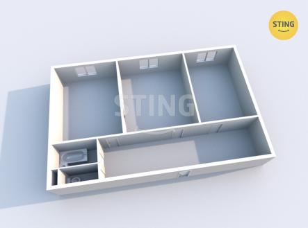 Foto č. 3 | Pronájem bytu, 2+1, 60 m²