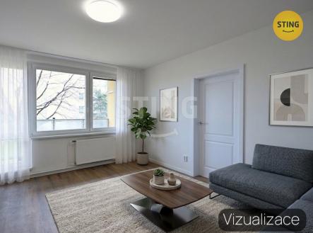 viz obývací pokoj.jpg | Prodej bytu, 4+1, 77 m²