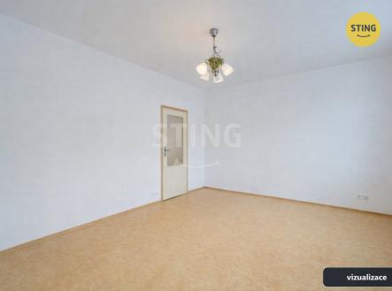vyklizený obývák.jpg | Prodej bytu, 2+1, 45 m²