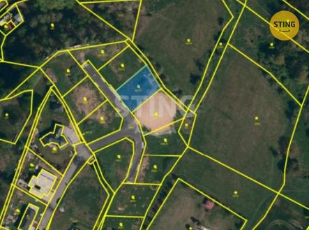 Katastralni mapa.JPG | Prodej - pozemek pro bydlení, 823 m²
