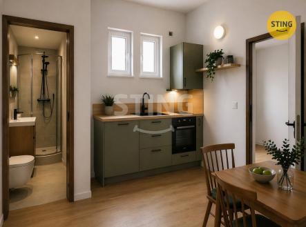 vizu kuchyně.jpg | Prodej bytu, 1+1, 23 m²