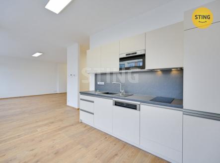 hdr kancelář + kk i.JPG | Pronájem bytu, 3+kk, 108 m²
