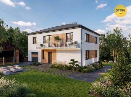 Vizualizace - exterier - 1.jpg | Prodej - dům/vila, 240 m²