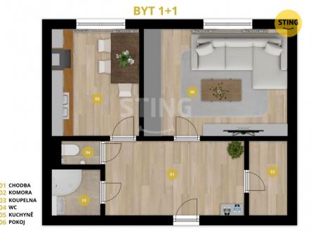 1.jpg | Prodej bytu, 1+1, 38 m²