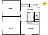 Pronájem bytu, 2+1, 65 m²