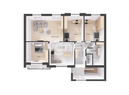 RD_Hornomlýnská_půdorys_2NP | Prodej - dům/vila, 218 m²