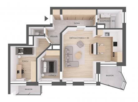 3 | Prodej bytu, 3+kk, 94 m²