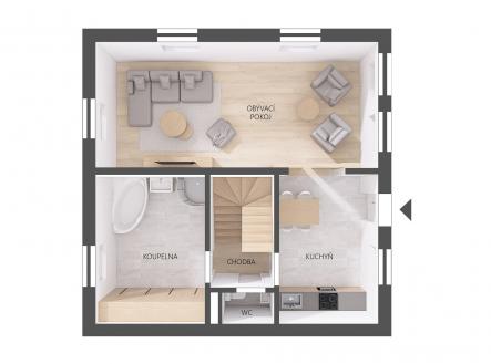 Půdorys_1PP | Pronájem - dům/vila, 200 m²