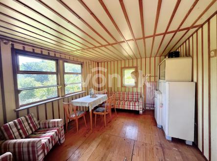 chata interier | Prodej - pozemek, zahrada, 351 m²