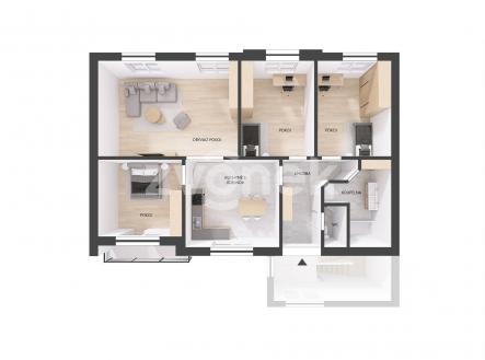RD_Hornomlýnská_půdorys_2NP_byt_2 (1) | Prodej bytu, 5+kk, 110 m²