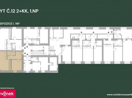 c12 | Prodej bytu, 2+kk, 62 m²