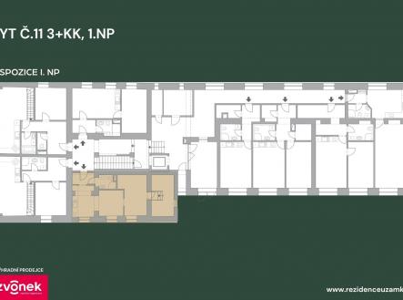 c11 | Prodej bytu, 3+kk, 48 m²