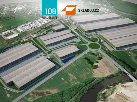 Industrial park Boršov nad Vltavou, pronájem skladových prostor | Pronájem - komerční objekt, sklad, 20 210 m²