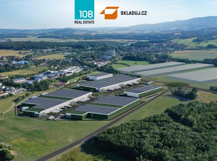 Industrial park Boršov nad Vltavou, pronájem skladových prostor | Pronájem - komerční objekt, sklad, 6 810 m²
