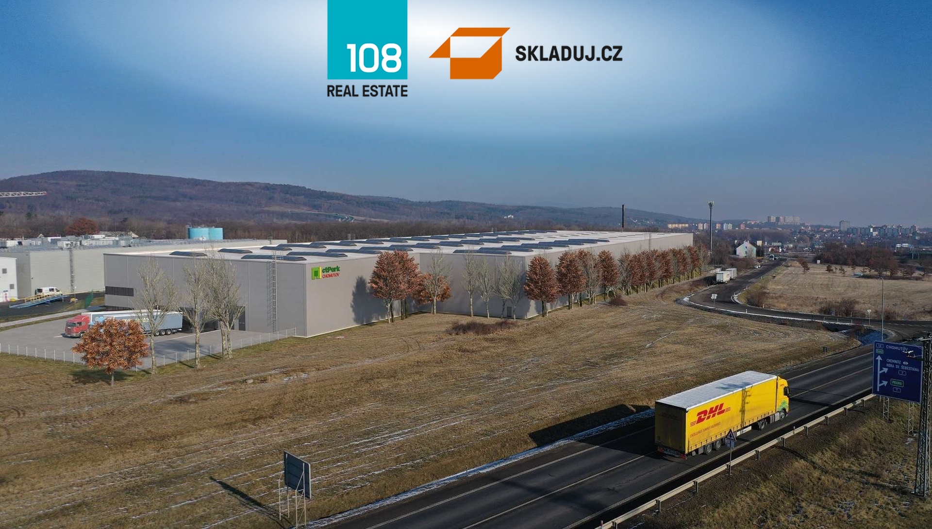 Industrial park Chomutov, pronájem skladových prostor