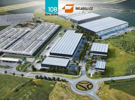 Průmyslový areál Tuchoměřice, pronájem skladových prostor | Pronájem - komerční objekt, sklad, 3 500 m²