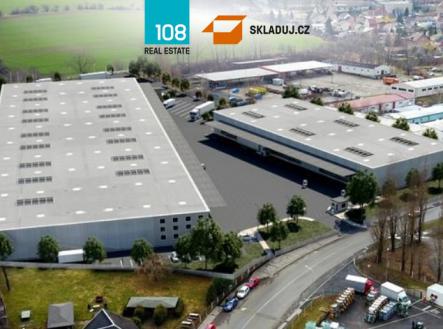 Průmyslový areál Bílina, pronájem skladových prostor | Pronájem - komerční objekt, sklad, 3 477 m²