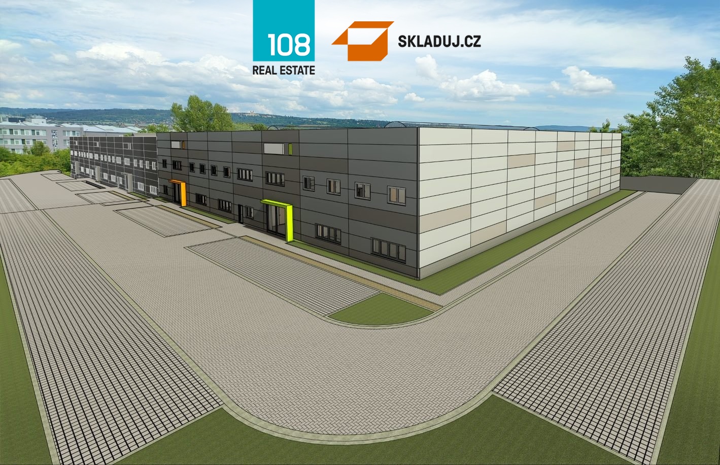 Průmyslový areál Olomouc, pronájem skladových prostor