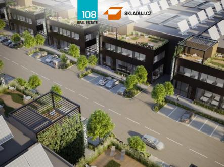 Industrial park Jinočany, pronájem skladových prostor | Pronájem - komerční objekt, sklad, 1 200 m²
