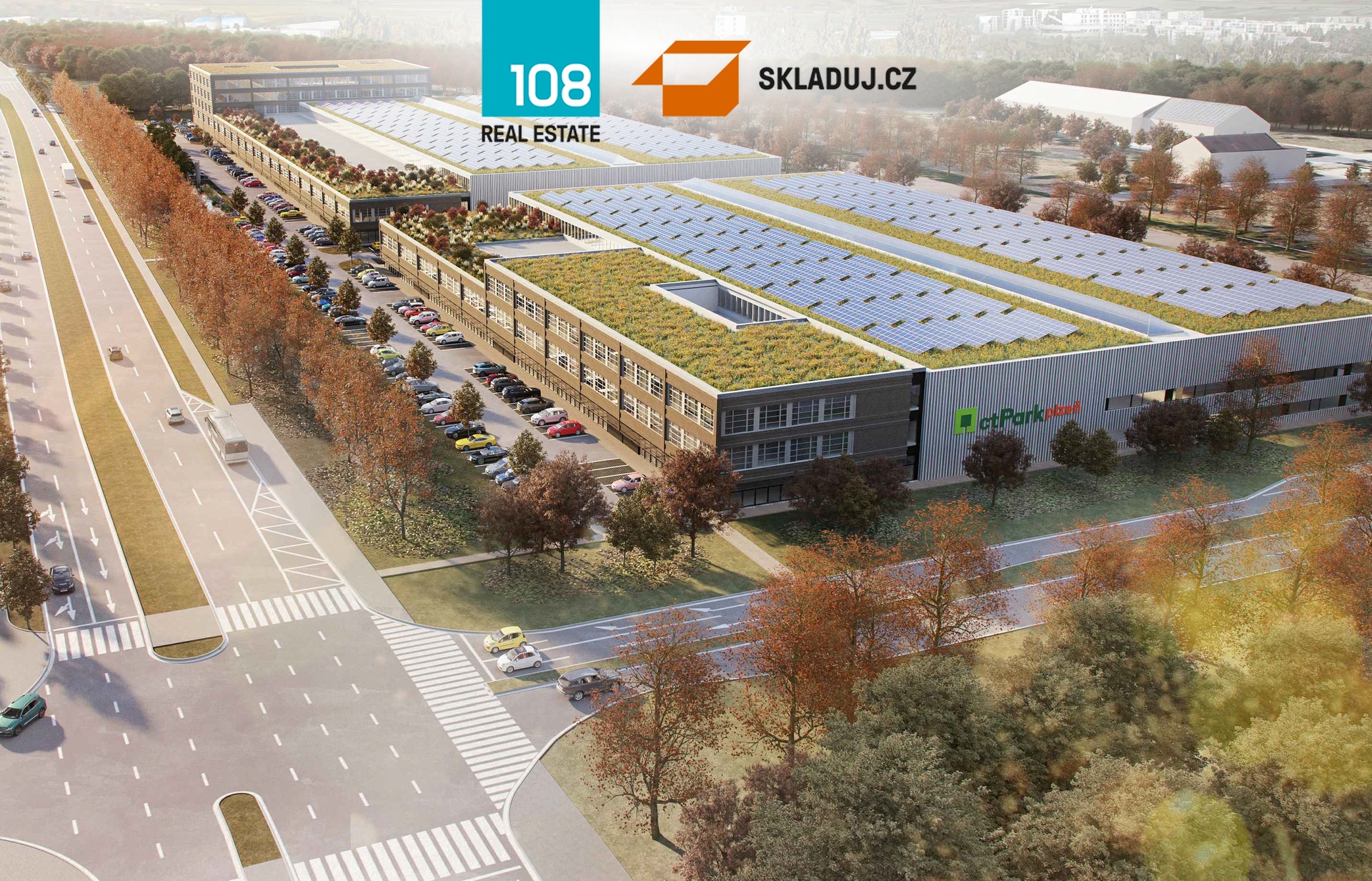 Industrial park Plzeň, pronájem skladových prostor