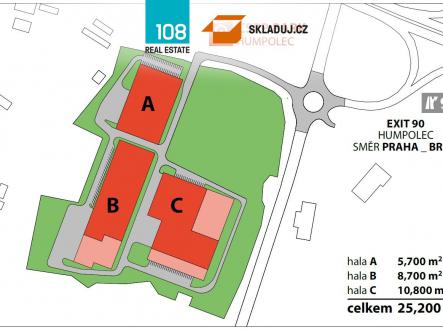 Průmyslový park Pelhřimov, pronájem skladových prostor | Pronájem - komerční objekt, sklad, 8 700 m²