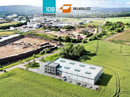 Industrial park Jihlava, pronájem skladových prostor | Pronájem - komerční objekt, sklad, 2 100 m²