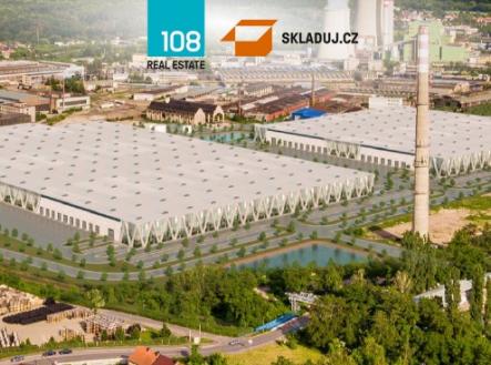 Průmyslový areál Kladno, pronájem skladových prostor | Pronájem - komerční objekt, sklad, 32 855 m²